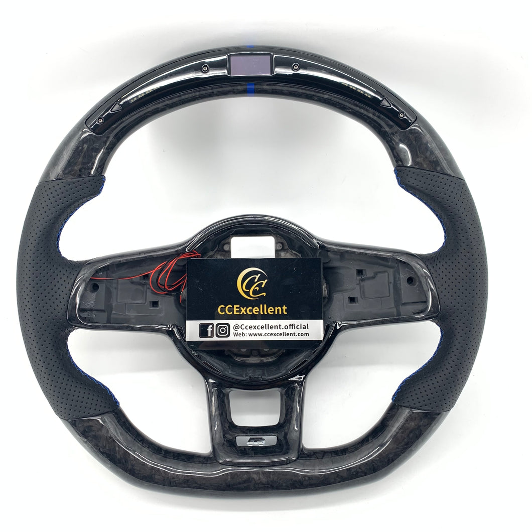 CCExcellent for Volkswagen mk7 2015-2019 carbon fiber steering wheel black forged carbon fiber