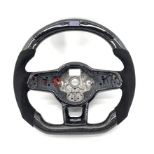 Load image into Gallery viewer, CCExcellent for Volkswagen mk7 2015-2019 carbon fiber steering wheel black gloss forged carbon fiber
