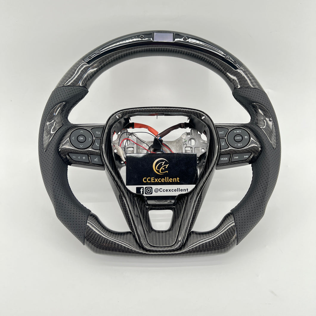 CCexcellent -For Toyota Corolla Levin 2019 2020 2021 carbon fiber steering wheel