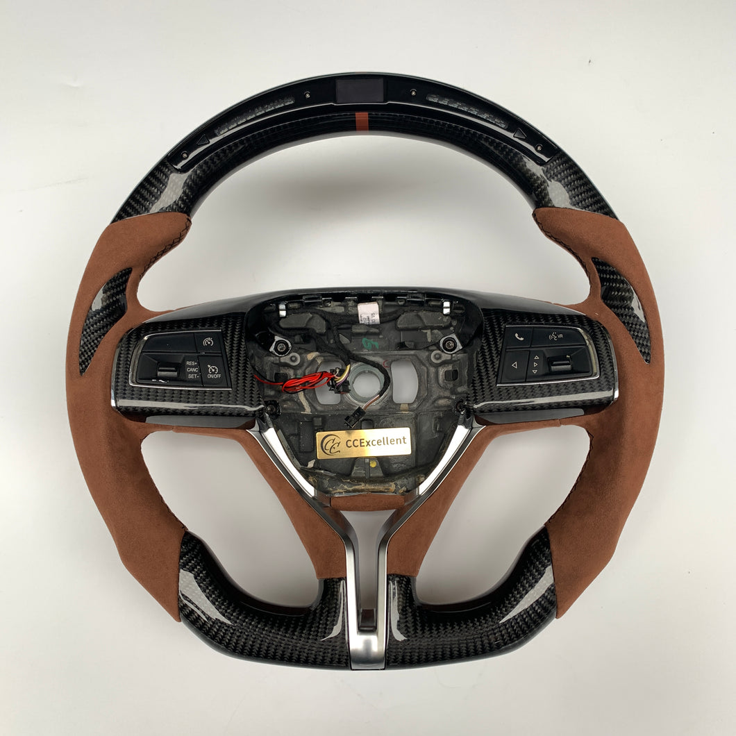 CCexcellent For MASERATI GHIBLI M157 2014 2015 2016 2017 2018 2019 carbon fiber steering wheel