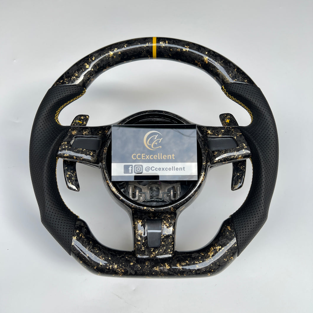 CCexcellent  For Porsche  Carrera models 2012 2013 2014 2015 2016 carbon fiber steering wheel