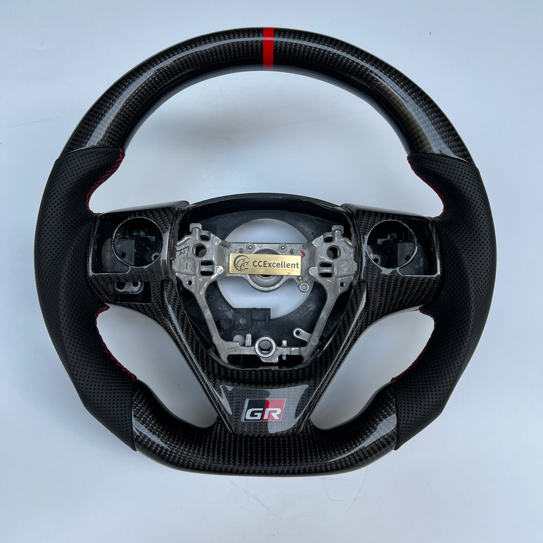 CCexcellent -For Toyota Vios 2020-2021 carbon fiber steering wheel