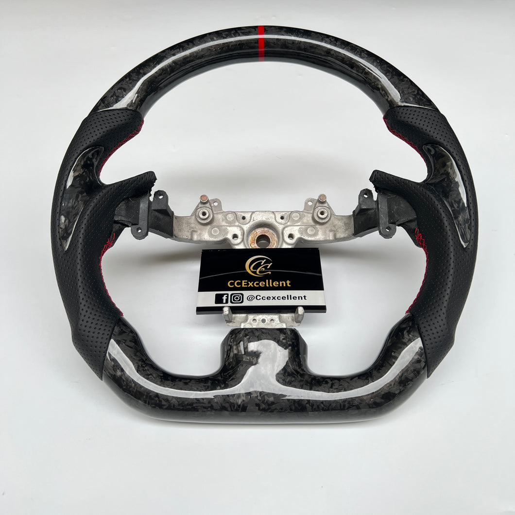 CCexcellent For Infiniti G25 G35 G37 G37X 2007/2008/2009/2010/2011/2012/2013/2014/2015 carbon fiber steering wheel