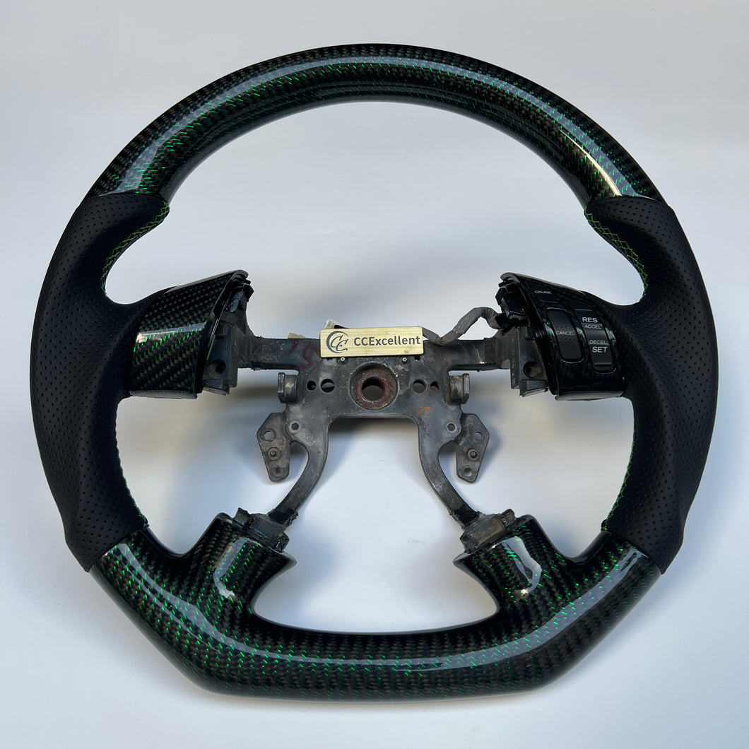 CCexcellent For  Honda 7th gen  Accord Sedan TESTED LX 2003-2007 carbon fiber steering wheel