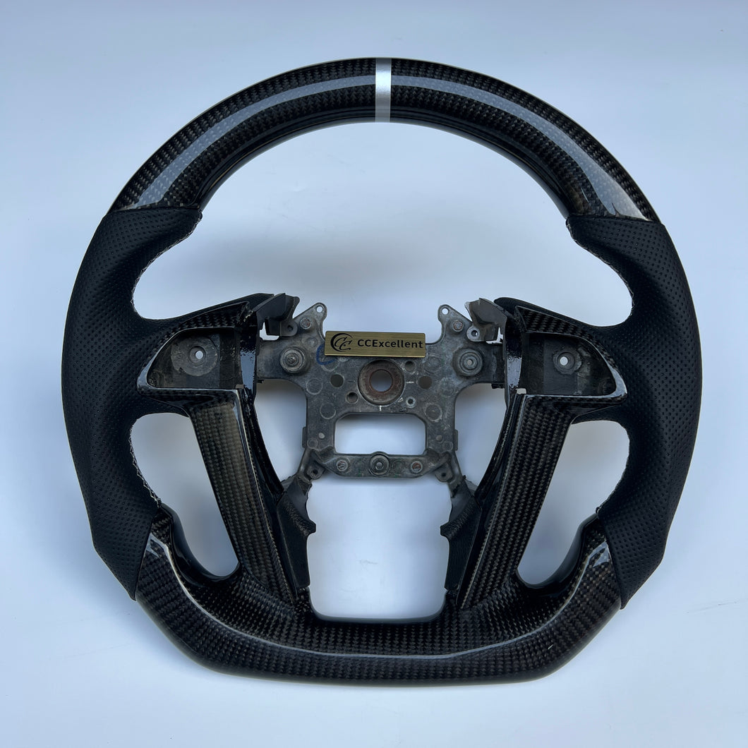 CCexcellent For Honda Accord CP1 CP2 CP3 carbon fiber steering wheel