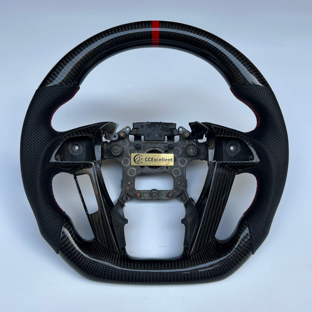 CCexcellent For Honda Accord CP1 CP2 CP3 carbon fiber steering wheel