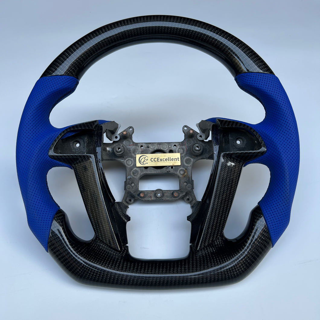 CCexcellent For Honda Accord CP1 CP2 CP3 carbon fiber steering wheel