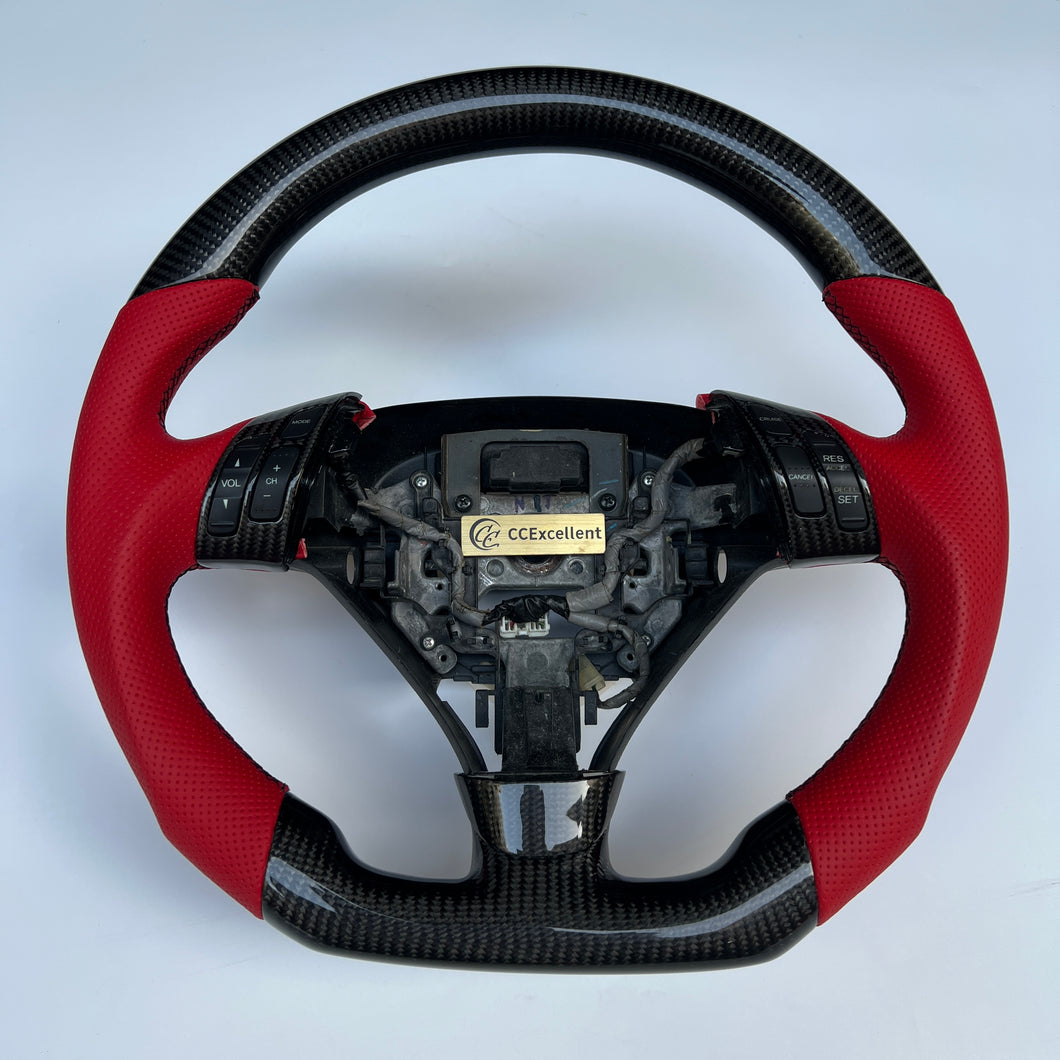 CCexcellent For Honda Accord Euro 2003-2005 carbon fiber steering wheel