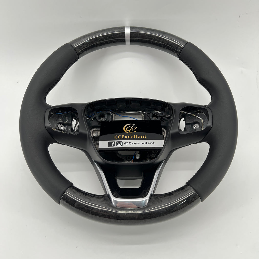 CCexcellent. For Ford Fiesta ST/ST-Line MK8 2017-2020 carbon fiber steering wheel