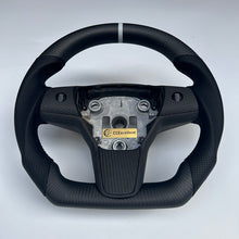 Load image into Gallery viewer, CCexcellent For Tesla Model 3/Model Y Matte carbon fiber steering wheel
