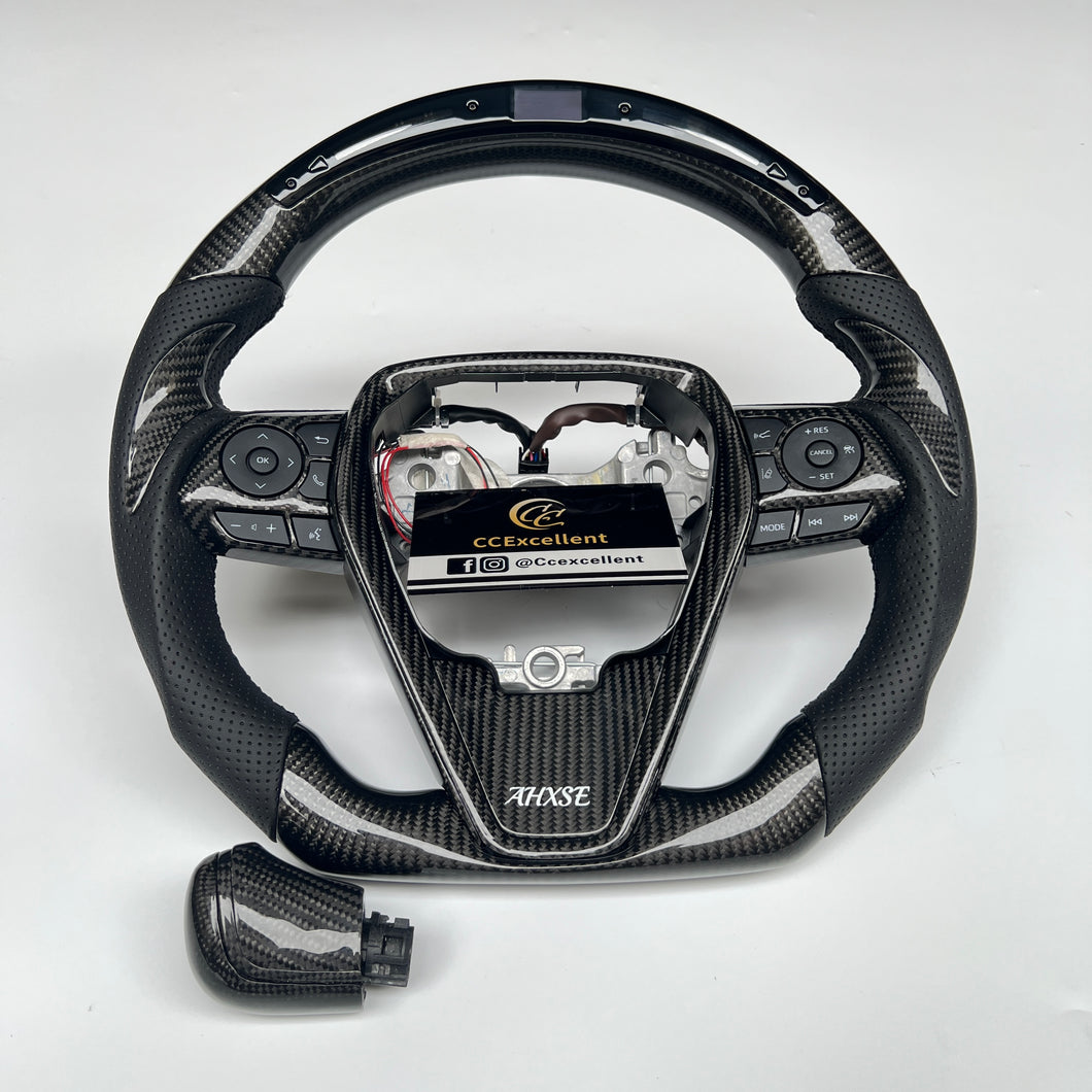 CCexcellent - For Toyota Avalon 2019 2020 2021 2022 carbon fiber steering wheel