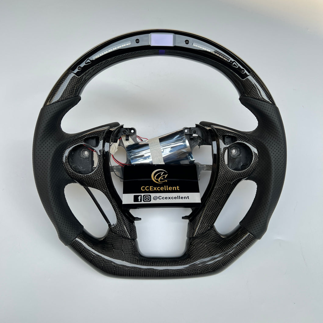 CCexcellent For Honda Pilot 2016 2017 2018 carbon fiber steering wheel