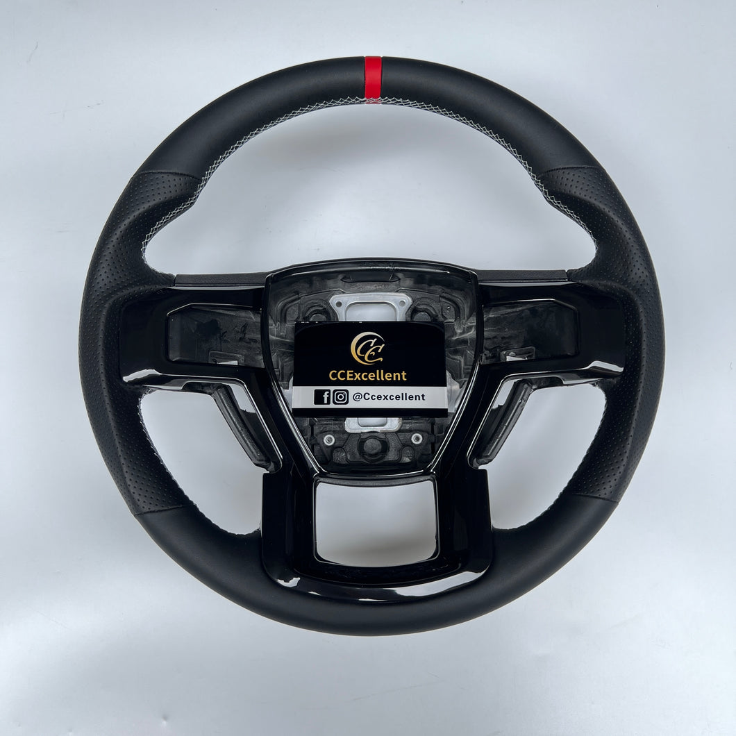 CCExcellent For Ford Expedition/F150/F250/F350/F450/F550/F650/F750 2015-2021 carbon fiber steering wheel