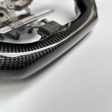 Load image into Gallery viewer, CCexcellent For Nissan 7th gen Maxima carbon fiber steering wheel black perforated leather
