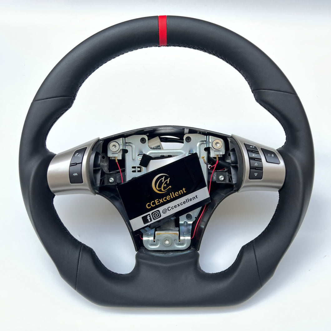 Ccexcellent-Chevrolet Corvette C6 Z06 2005 2006 2007 2008 2009 2010 2011 2012 2013 full leather/carbon fiber steering wheel