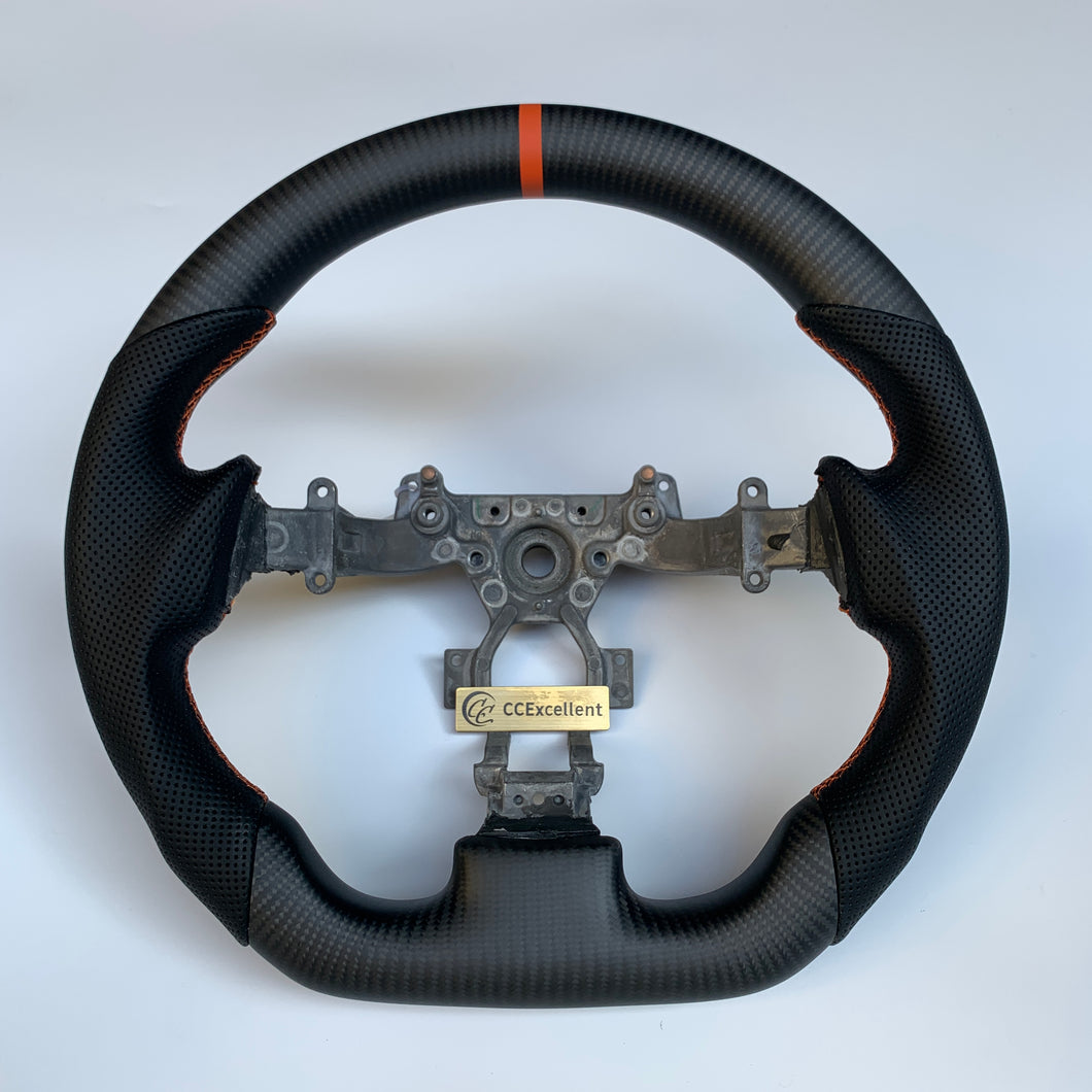 CCexcellent For Nissan 2009 2010 2011 2012 2013 2014 2015 2016 GTR R35 carbon fiber steering wheel matte carbon design