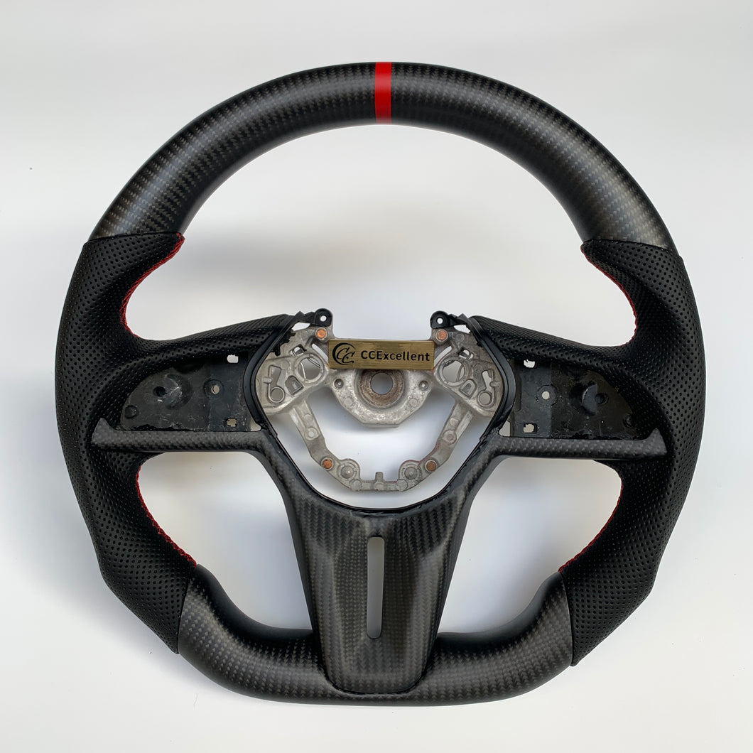 CCexcellent For Nissan GTR R50 2017-2022 carbon fiber steering wheel with matte carbon