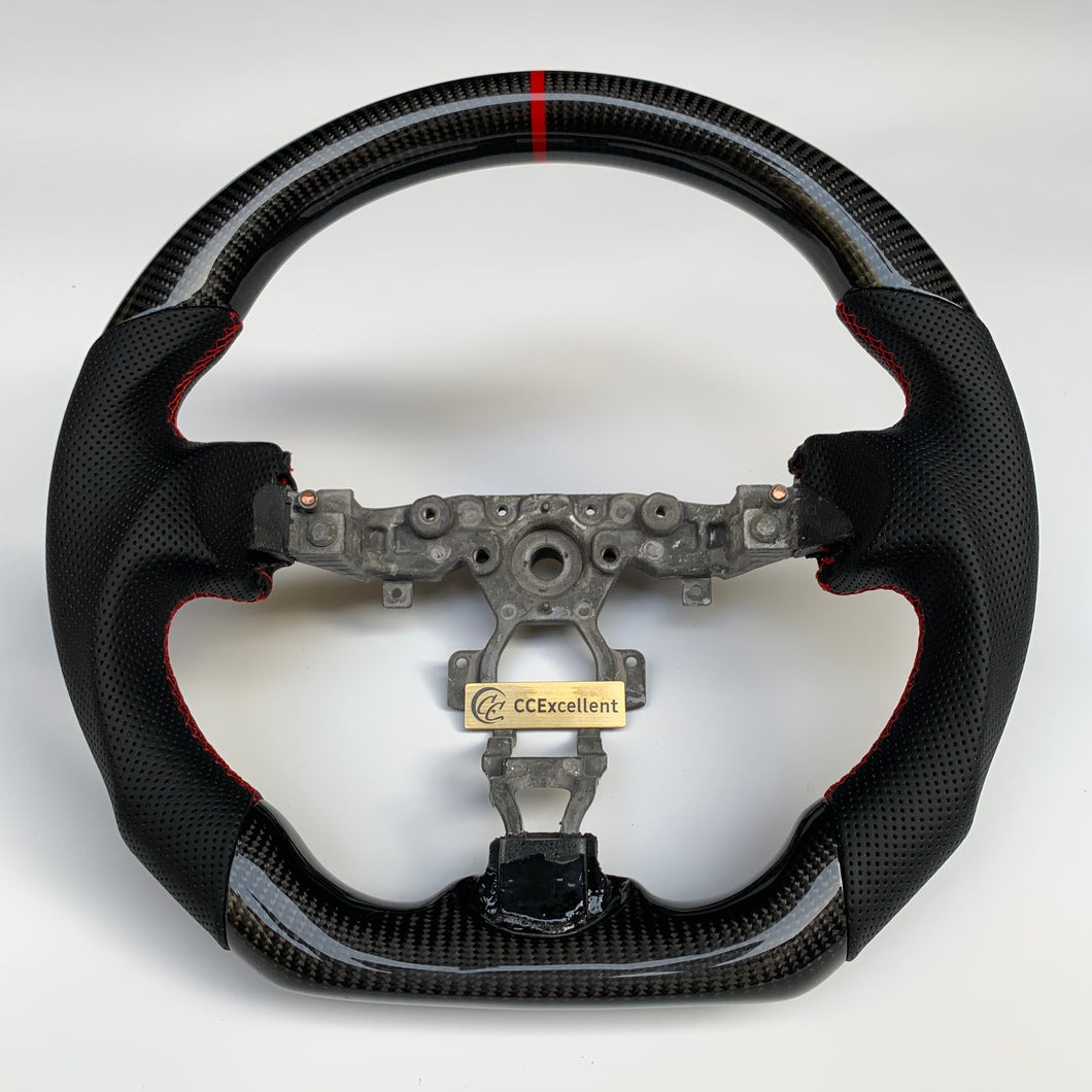 CCexcellent For Infiniti FX FX35 FX37 FX50 2009 2010 2011 2012 2013 2014 2015 2016 2017  carbon fiber steering wheel