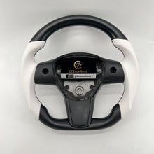 Load image into Gallery viewer, CCexcellent For Tesla Model 3 steering wheel with matte piano black
