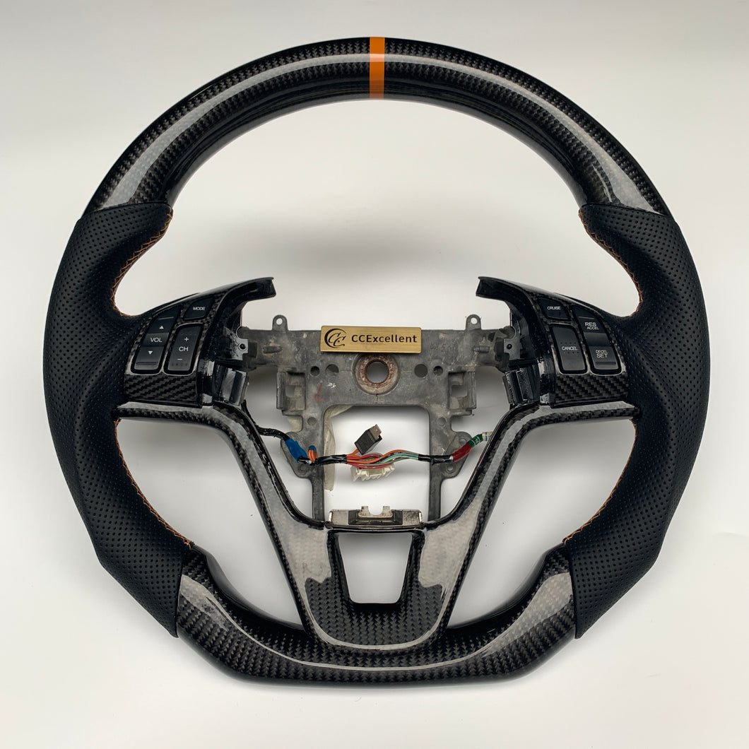 CCexcellent For Honda CR-V CRV 2007-2011 carbon fiber steering wheel