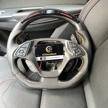 Load image into Gallery viewer, CCexcellent  For Chevrolet Corvette C7 2014 2015 2016 2017 2108 2019 carbon fiber steering wheel
