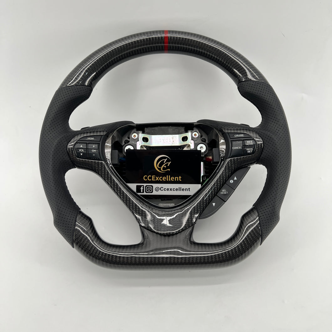 CCexcellent -  For Acura TSX 2009 2010 2011 2012 2013 2014 carbon fiber steering wheel