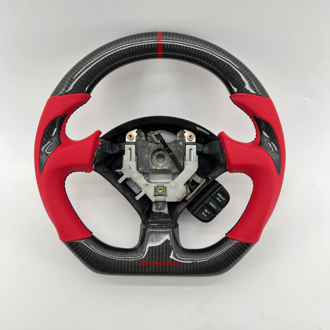 CCexcellent -For 1999+ Honda S2000 / RSX Custom Carbon Fiber Steering Wheel