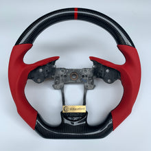 Load image into Gallery viewer, CCexcellent  For Acura TL 2009 2010 2011 2012 2013 2014  carbon  fiber steering wheel with red perforated leather sides
