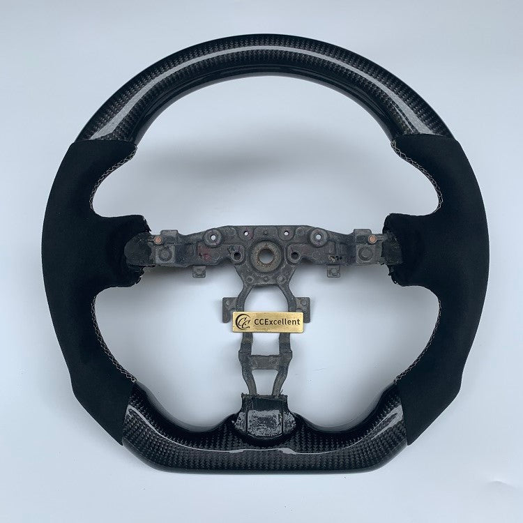 CCexcellent For Nissan 2009-2020 370Z carbon fiber steering wheel black Alcantara