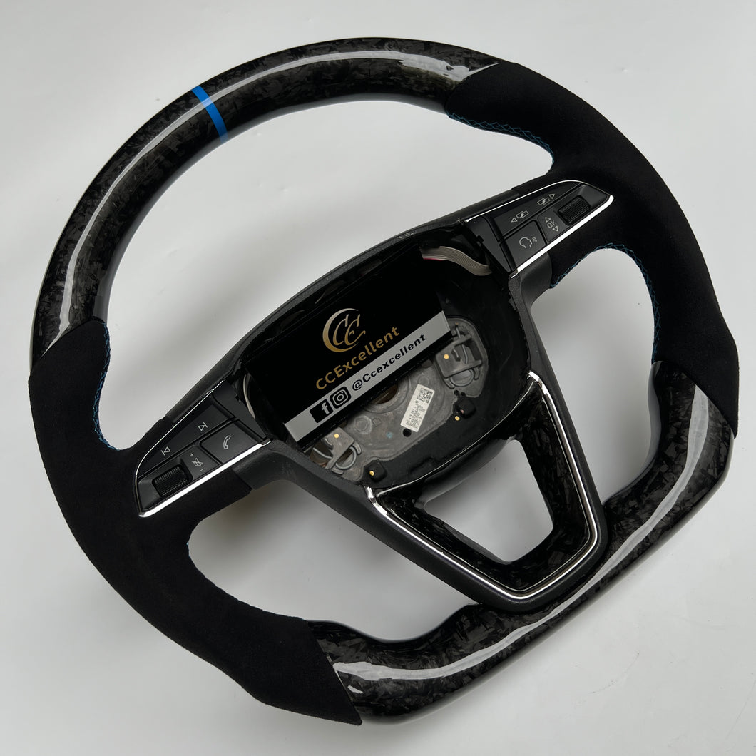 CCExcellent For Seat Toledo 2014-2015 carbon fiber steering wheel