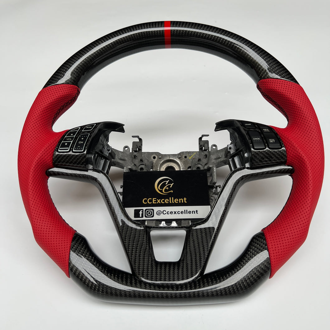 CCexcellent For Honda CR-V CRV 2007-2011 carbon fiber steering wheel