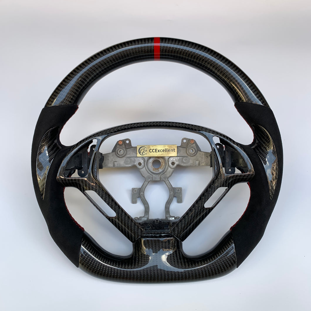 CCexcellent For Infiniti EX35 EX37 2008-2017 carbon fiber steering wheel