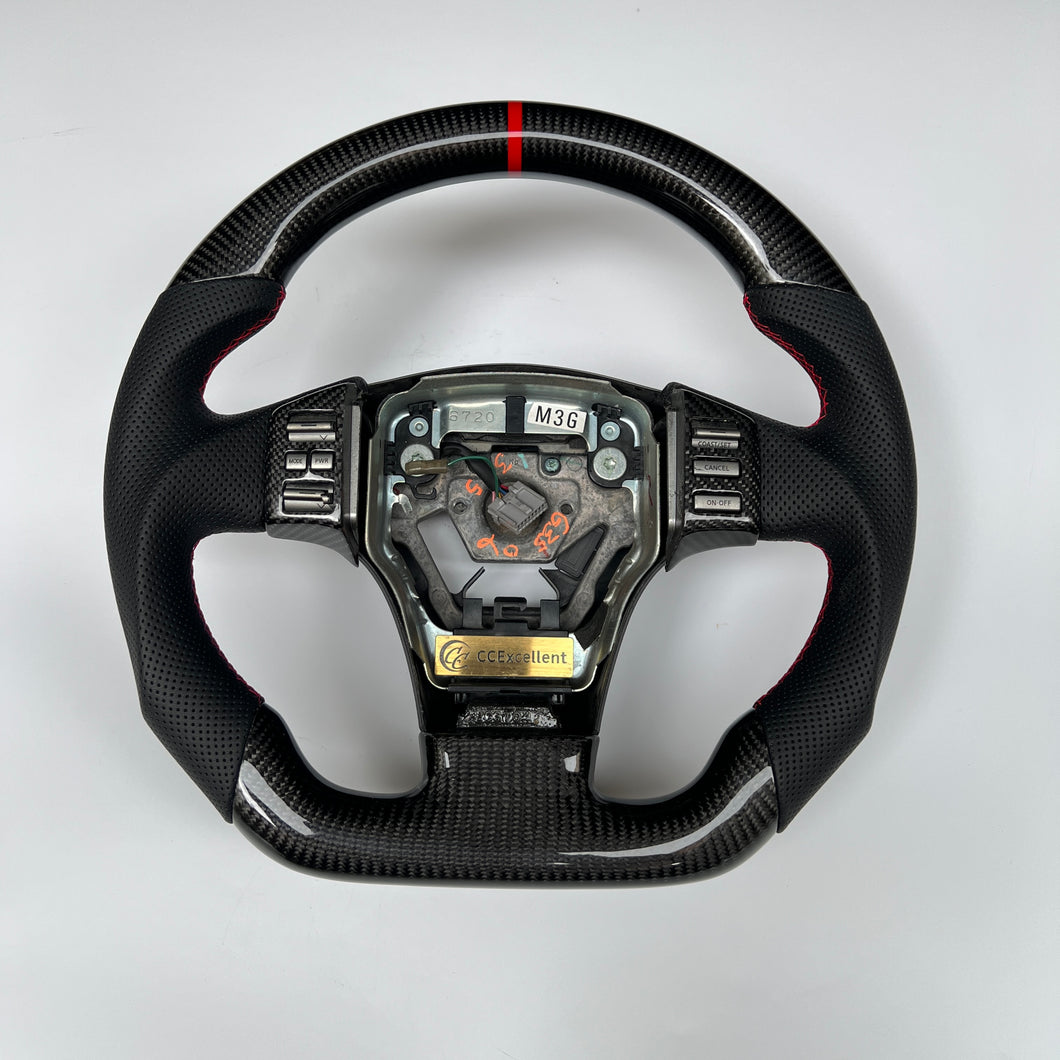 CCexcellent For Infiniti EX35 EX37 2008/2009/2010/2011/2012/2013/2014/2015/2016/2017 carbon fiber steering wheel