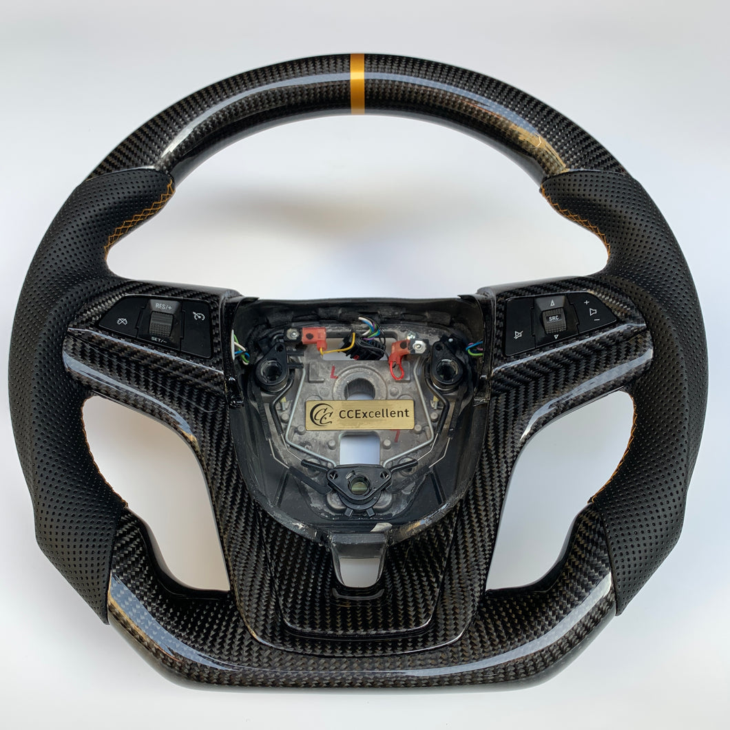 CCexcellent  For Chevrolet Volt 2011 2012 2013 2014 2015  carbon fiber steering wheel