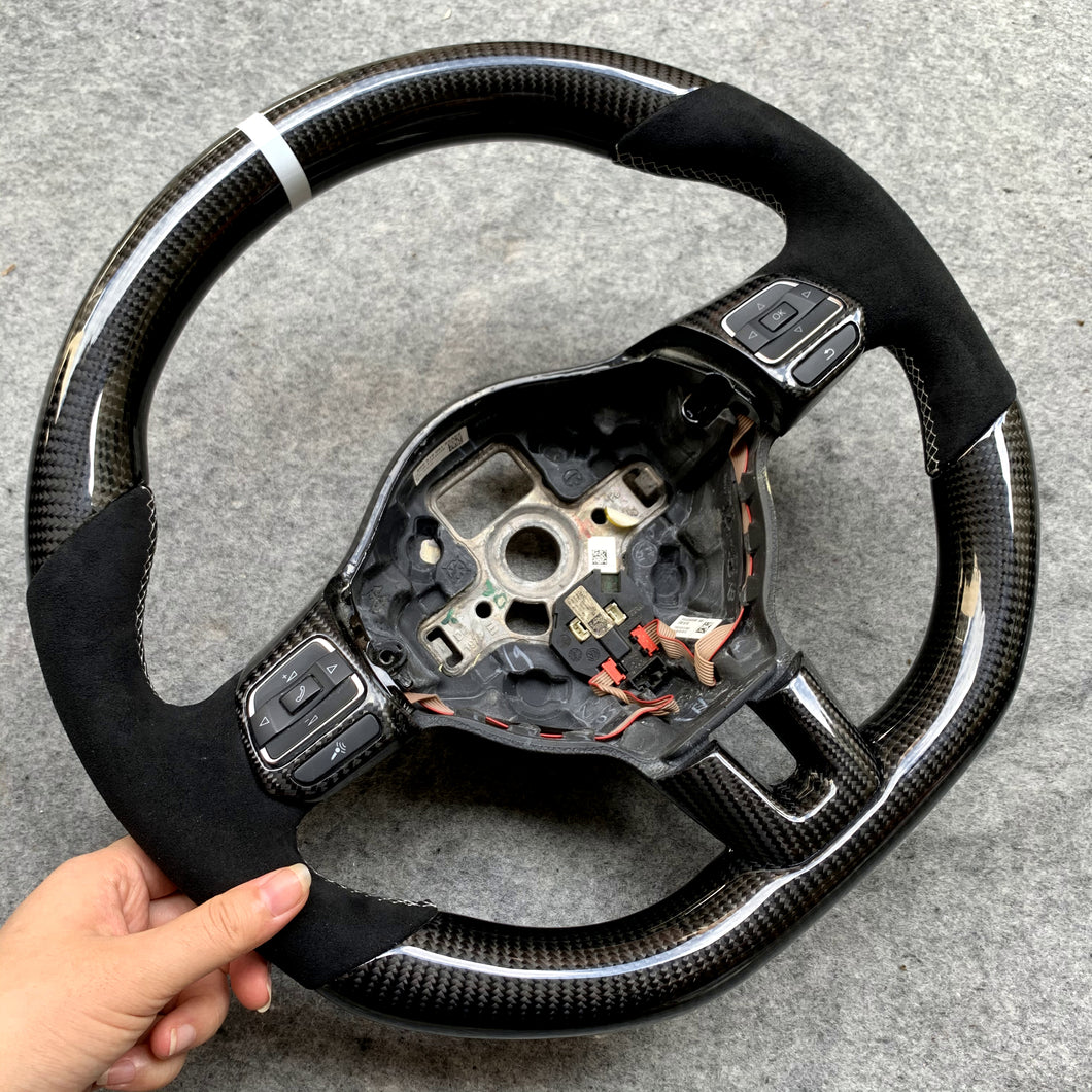 CCExcellent For Volkswagen GTI MK6 carbon fiber steering wheel