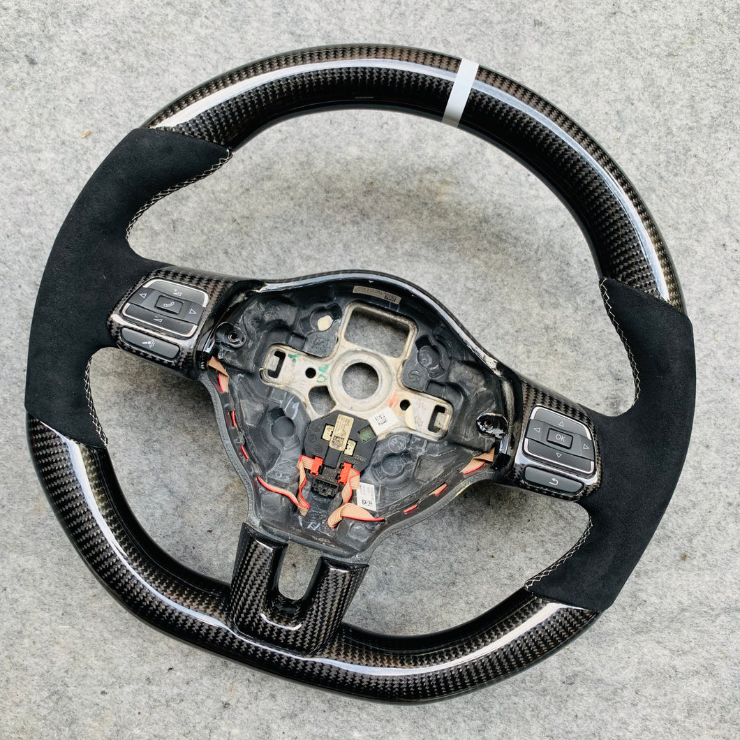 CCExcellent For Volkswagen Scirocco R carbon fiber steering wheel