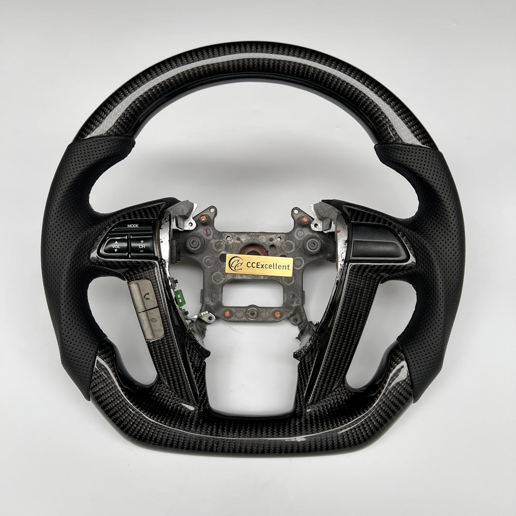 CCexcellent For Honda Accord CP1 CP2 CP3 carbon fiber steering wheel