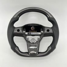 Load image into Gallery viewer, CCexcellent For Tesla Model Y 2017-2021 carbon fiber steering wheel
