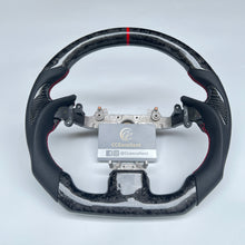 Load image into Gallery viewer, CCexcellent For Infiniti G37 2008/2009/2010/2011/2012/2013 forged carbon fiber steering wheel with thumbgrips 4
