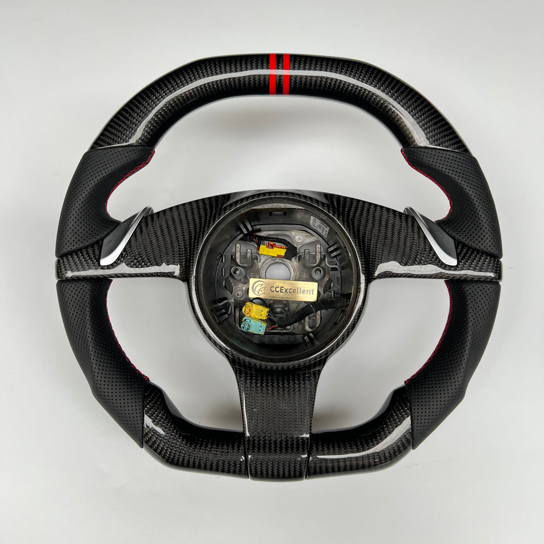 customized CCexcellent  For Porsche Boxster models - 2013 2014 2015 2016 carbon fiber steering wheel