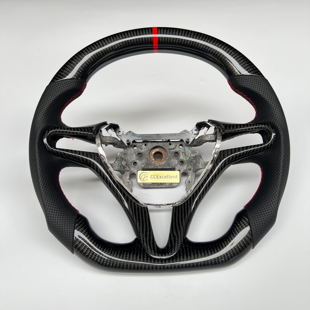 CCexcellent For Honda Fit 2009-2013 carbon fiber steering wheel