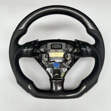 Load image into Gallery viewer, CCexcellent  For Acura TSX 2004 2005 2006 2007 2008  carbon  fiber steering wheel with black perforated leather sides
