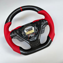 Load image into Gallery viewer, CCexcellent  For Acura TL 2009 2010 2011 2012 2013 2014 carbon fiber steering wheel with red perforated leather sides
