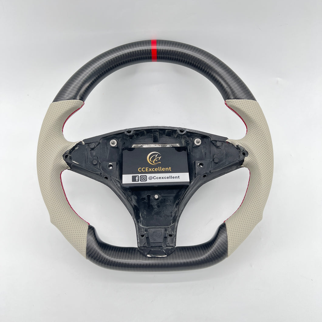 CCexcellent For Tesla Model S carbon fiber steering wheel