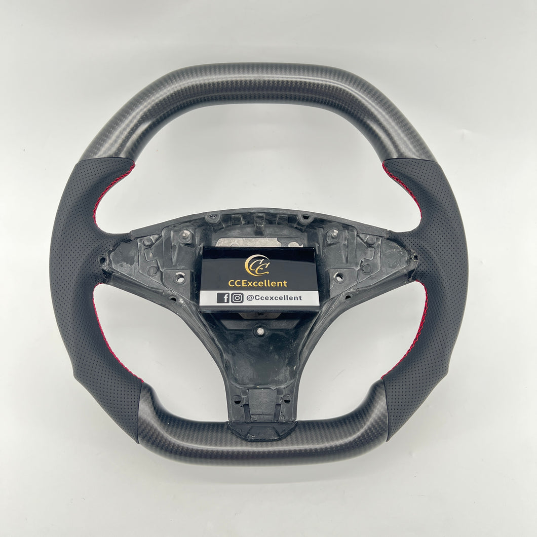 CCexcellent For Tesla Model S carbon fiber steering wheel