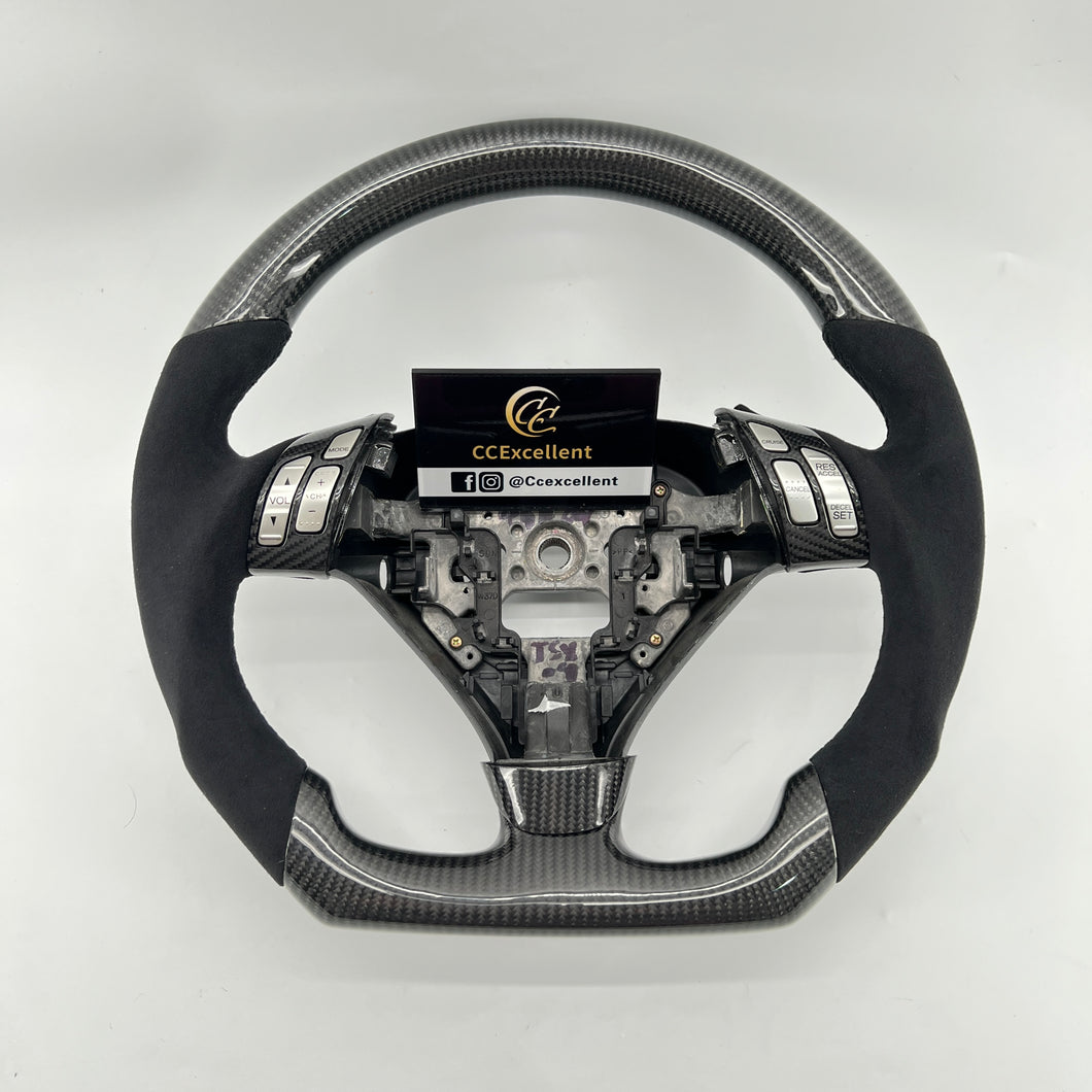 CCexcellent For Honda 7th gen  Accord Sedan TESTED LX 2003-2007 carbon fiber steering wheel