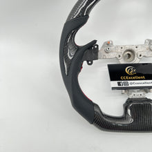 Load image into Gallery viewer, CCexcellent For Infiniti G37 2008/2009/2010/2011/2012/2013 carbon fiber steering wheel with thumbgrips 1
