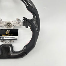 Load image into Gallery viewer, CCexcellent For Infiniti G37 2008/2009/2010/2011/2012/2013 carbon fiber steering wheel with thumbgrips 1
