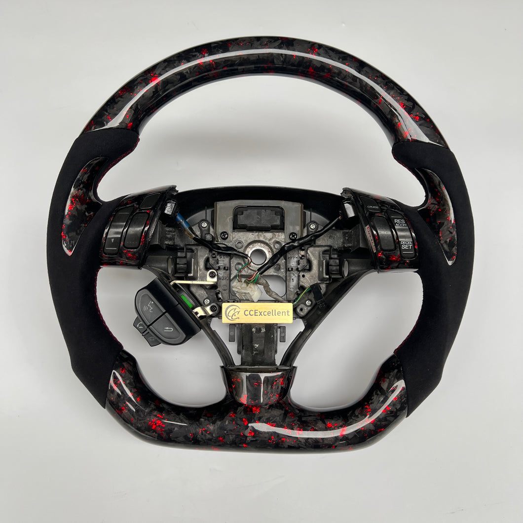 CCexcellent For Honda 7th gen  Accord Sedan TESTED LX 2003-2007 carbon fiber steering wheel