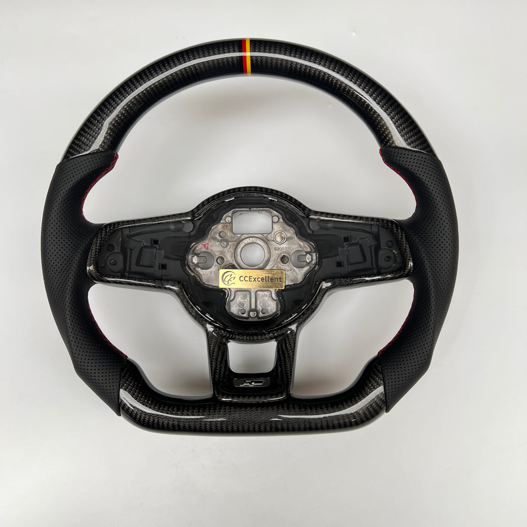 CCExcellent For Volkswagen VW Golf 7 GTI / MK7 / Polo GTI Scirocco 2015 2016 carbon fiber steering wheel 40